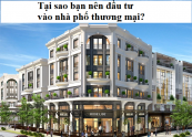 Tại sao bạn nên đầu tư vào nhà phố thương mại?
